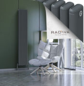 Radiva Kotto Alüminyum Radyatör 1800x311 Antrasit