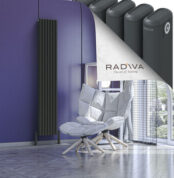 Radiva Kotto Alüminyum Radyatör 1800x311 Koyu Antrasit - 2KOT18000311B6TS - Alüminyum Radyatör
