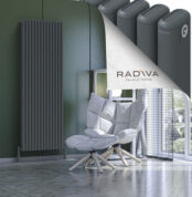 Radiva Kotto Alüminyum Radyatör 1800x626 Antrasit - 2KOT18000626B2TS - Alüminyum Radyatör