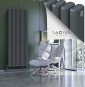 Radiva Kotto Alüminyum Radyatör 1800x671 Antrasit