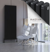 Radiva Kotto Alüminyum Radyatör 1800x671 Siyah - 2KOT18000671B3TS - Alüminyum Radyatör
