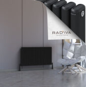 Radiva Kotto Alüminyum Radyatör 600x1121 Siyah