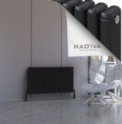 Radiva Kotto Alüminyum Radyatör 600x1166 Siyah - 2KOT06001166B3TS - Alüminyum Radyatör