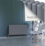 Radiva Kotto Alüminyum Radyatör 600x1256 Gri - 2KOT06001256BLTS - Alüminyum Radyatör