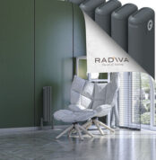 Radiva Kotto Alüminyum Radyatör 600x131 Antrasit - 2KOT06000131B2TS - Alüminyum Radyatör