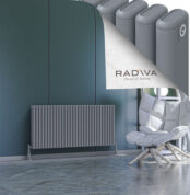 Radiva Kotto Alüminyum Radyatör 600x1346 Gri - 2KOT06001346BLTS - Alüminyum Radyatör