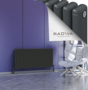 Radiva Kotto Alüminyum Radyatör 600x1346 Koyu Antrasit - 2KOT06001346B6TS - Alüminyum Radyatör