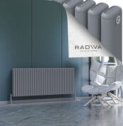 Radiva Kotto Alüminyum Radyatör 600x1526 Gri - 2KOT06001526BLTS - Alüminyum Radyatör