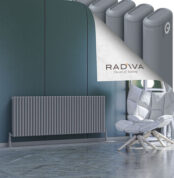 Radiva Kotto Alüminyum Radyatör 600x1616 Gri - 2KOT06001616BLTS - Alüminyum Radyatör
