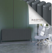 Radiva Kotto Alüminyum Radyatör 600x1706 Antrasit - 2KOT06001706B2TS - Alüminyum Radyatör