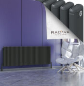 Radiva Kotto Alüminyum Radyatör 600x1706 Koyu Antrasit - 2KOT06001706B6TS - Alüminyum Radyatör
