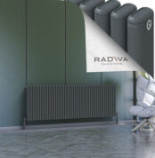 Radiva Kotto Alüminyum Radyatör 600x1841 Antrasit - 2KOT06001841B2TS - Alüminyum Radyatör