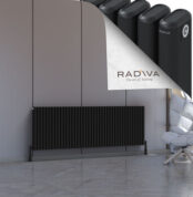 Banyocu | Banyocu.com.tr Radiva Kotto Alüminyum Radyatör 600x1841 Siyah - 2KOT06001841B3TS - Alüminyum Radyatör