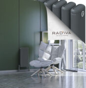 Radiva Kotto Alüminyum Radyatör 600x266 Antrasit - 2KOT06000266B2TS - Alüminyum Radyatör