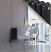 Radiva Kotto Alüminyum Radyatör 600x311 Siyah - 2KOT06000311B3TS - Alüminyum Radyatör
