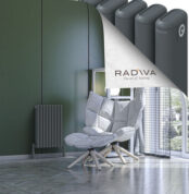 Radiva Kotto Alüminyum Radyatör 600x401 Antrasit - 2KOT06000401B2TS - Alüminyum Radyatör