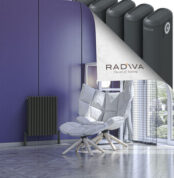 Radiva Kotto Alüminyum Radyatör 600x491 Koyu Antrasit - 2KOT06000491B6TS - Alüminyum Radyatör