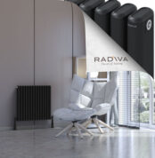 Radiva Kotto Alüminyum Radyatör 600x626 Siyah - 2KOT06000626B3TS - Alüminyum Radyatör