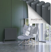 Radiva Kotto Alüminyum Radyatör 600x671 Antrasit - 2KOT06000671B2TS - Alüminyum Radyatör
