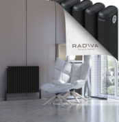 Radiva Kotto Alüminyum Radyatör 600x761 Siyah - 2KOT06000761B3TS - Alüminyum Radyatör
