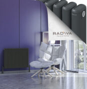 Radiva Kotto Alüminyum Radyatör 600x806 Koyu Antrasit - 2KOT06000806B6TS - Alüminyum Radyatör