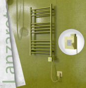 Radiva Lanzarote Elektrikli Havlupan 400x1000 Altın Ktx1 200 Watt Spiral Kablolu - 1LAN04001000K2PEB020-K - Elektrikli Havlupan