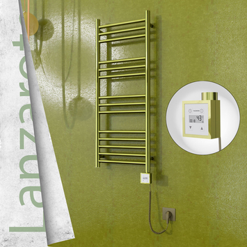 Radiva Lanzarote Elektrikli Havlupan 400x1000 Altın Ktx3 200 Watt Spiral Kablolu - 1LAN04001000K2PE7020-K - Elektrikli Havlupan