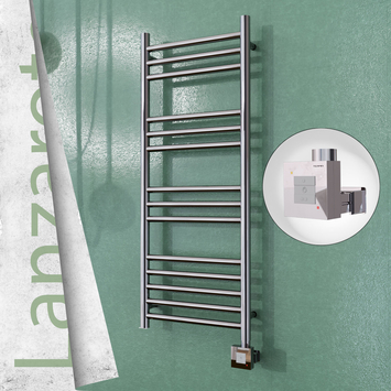 Radiva Lanzarote Elektrikli Havlupan 400x1000 Ayna Polisajli Ktx1 200 Watt - 1LAN04001000P2PEB020 - Elektrikli Havlupan