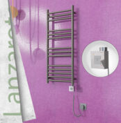 Radiva Lanzarote Elektrikli Havlupan 400x1000 Satine P. Ktx1 200 Watt Spiral Kablolu - 1LAN04001000P1SEB020-K - Elektrikli Havlupan