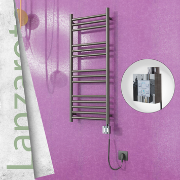 Radiva Lanzarote Elektrikli Havlupan 400x1000 Satine P. Ktx4 200 Watt Spiral Kablolu - 1LAN04001000P1SEC020-K - Elektrikli Havlupan