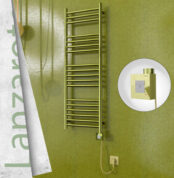Radiva Lanzarote Elektrikli Havlupan 400x1200 Altın Ktx1 300 Watt Spiral Kablolu - 1LAN04001200K2PEB030-K - Elektrikli Havlupan