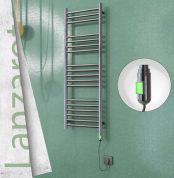 Radiva Lanzarote Elektrikli Havlupan 400x1200 Ayna P. (On/Off Düğmeli) 300 Watt - 1LAN04001200P2PE1030 - Elektrikli Havlupan