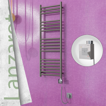 Radiva Lanzarote Elektrikli Havlupan 400x1200 Satine P. Ktx1 300 Watt Spiral Kablolu - 1LAN04001200P1SEB030-K - Elektrikli Havlupan