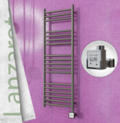 Radiva Lanzarote Elektrikli Havlupan 400x1200 Satine P. Ktx3 300 Watt - 1LAN04001200P1SE7030 - Elektrikli Havlupan