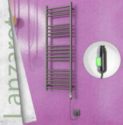 Radiva Lanzarote Elektrikli Havlupan 400x1200 Satine P. (On/Off Düğmeli) 300 Watt - 1LAN04001200P1SE1030 - Elektrikli Havlupan