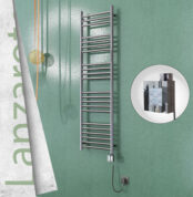 Radiva Lanzarote Elektrikli Havlupan 400x1500 Ayna P. Ktx4 300 Watt Spiral Kablolu - 1LAN04001500P2PEC030-K - Elektrikli Havlupan