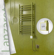 Radiva Lanzarote Elektrikli Havlupan 400x800 Altın Ktx3 200 Watt Spiral Kablolu