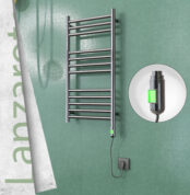 Radiva Lanzarote Elektrikli Havlupan 400x800 Ayna P. (On/Off Düğmeli) 200 W - 1LAN04000800P2PE1020 - Elektrikli Havlupan