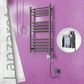 Radiva Lanzarote Elektrikli Havlupan 400x800 Satine P. Ktx4 200 Watt Spiral Kablolu - 1LAN04000800P1SEC020-K - Elektrikli Havlupan