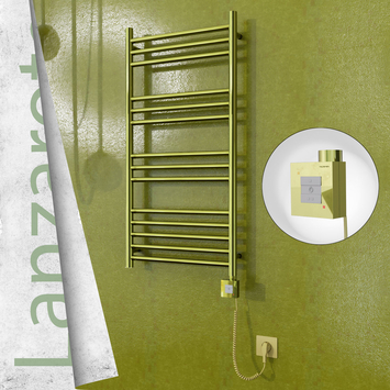 Radiva Lanzarote Elektrikli Havlupan 500x1000 Altın Ktx1 200 Watt Spiral Kablolu - 1LAN05001000K2PEB020-K - Elektrikli Havlupan