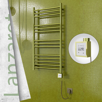 Radiva Lanzarote Elektrikli Havlupan 500x1000 Altın Ktx3 200 Watt Spiral Kablolu - 1LAN05001000K2PE7020-K - Elektrikli Havlupan