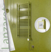 Radiva Lanzarote Elektrikli Havlupan 500x1200 Altın Ktx3 300 Watt Spiral Kablolu