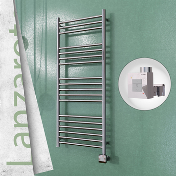 Radiva Lanzarote Elektrikli Havlupan 500x1200 Ayna P. Ktx1 300 Watt - 1LAN05001200P2PEB030 - Elektrikli Havlupan