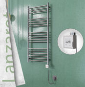 Radiva Lanzarote Elektrikli Havlupan 500x1200 Ayna P. Ktx3 300 Watt Spiral Kablolu - 1LAN05001200P2PE7030-K - Elektrikli Havlupan