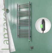 Radiva Lanzarote Elektrikli Havlupan 500x1200 Ayna P. (On/Off Düğmeli) 300 W - 1LAN05001200P2PE1030 - Elektrikli Havlupan