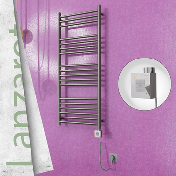 Radiva Lanzarote Elektrikli Havlupan 500x1200 Satine P. Ktx1 300 Watt Spiral Kablolu - 1LAN05001200P1SEB030-K - Elektrikli Havlupan