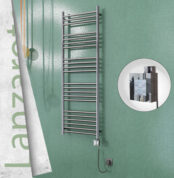 Radiva Lanzarote Elektrikli Havlupan 500x1500 Ayna P. Ktx4 300 Watt Spiral Kablolu - 1LAN05001500P2PEC030-K - Elektrikli Havlupan