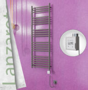 Radiva Lanzarote Elektrikli Havlupan 500x1500 Satine P. Ktx3 300 Watt Spiral Kablolu - 1LAN05001500P1SE7030-K - Elektrikli Havlupan