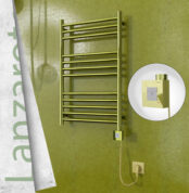 Radiva Lanzarote Elektrikli Havlupan 500x800 Altın Ktx1 200 Watt Spiral Kablolu - 1LAN05000800K2PEB020-K - Elektrikli Havlupan