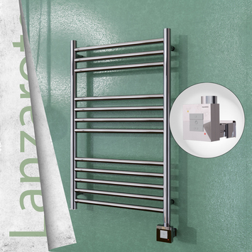 Radiva Lanzarote Elektrikli Havlupan 500x800 Ayna P. Ktx1 200 Watt - 1LAN05000800P2PEB020 - Elektrikli Havlupan